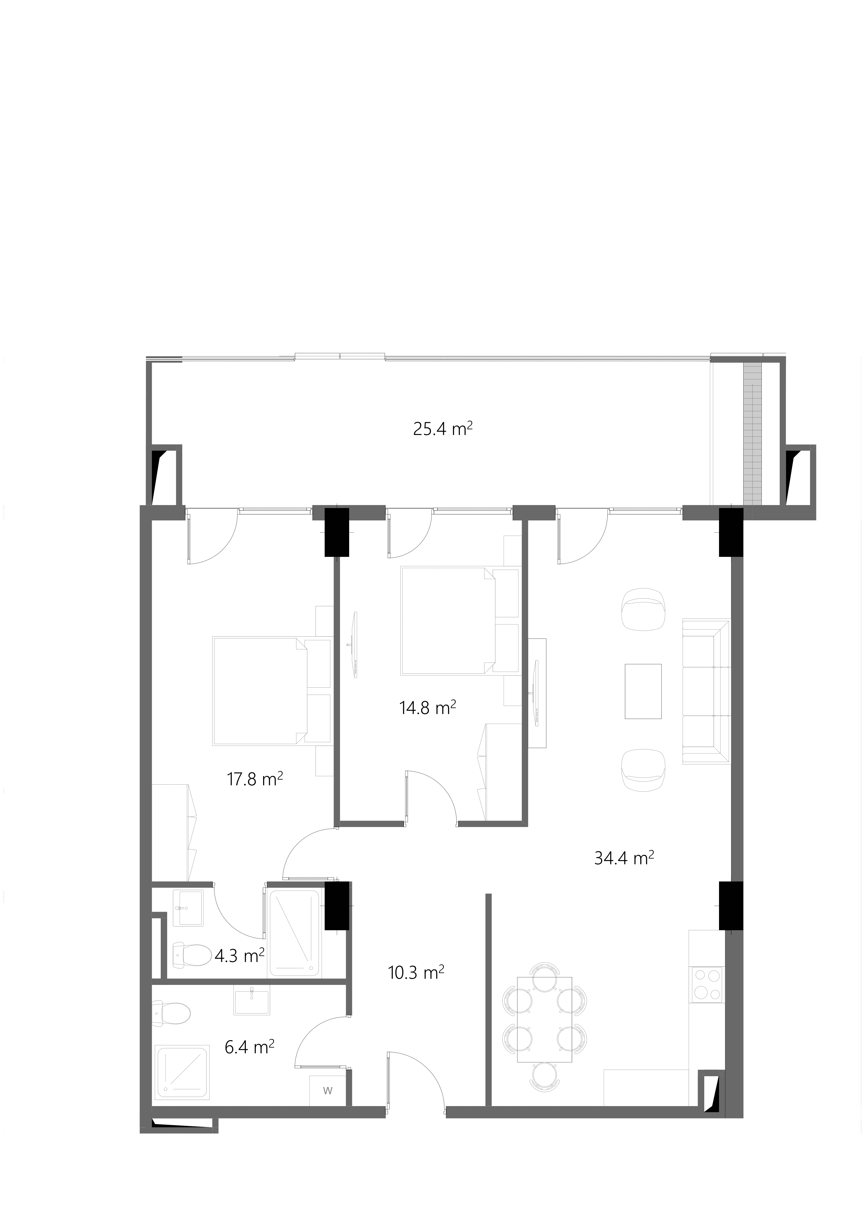 2 Bedroom Large 1511