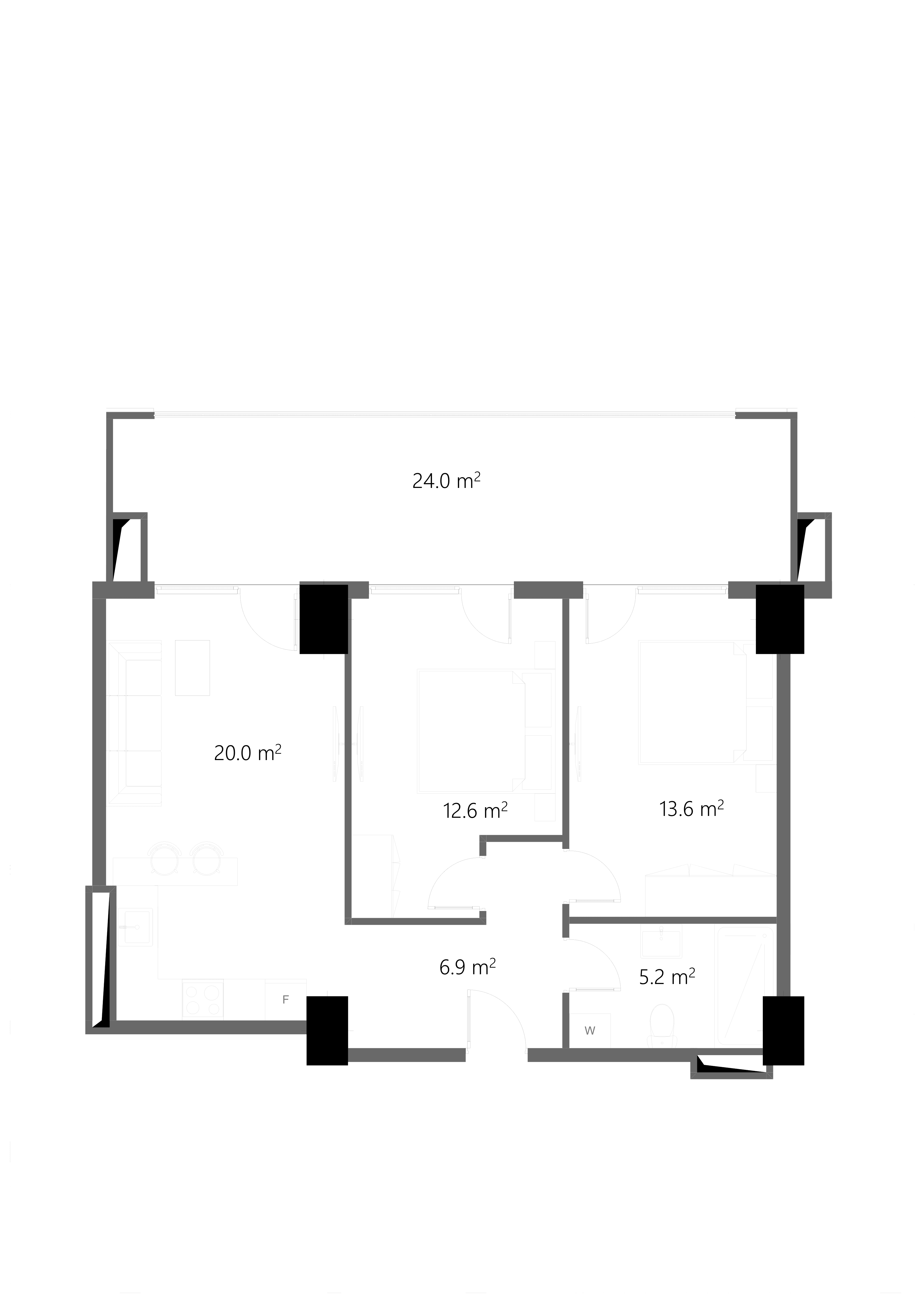 2 Bedroom 308