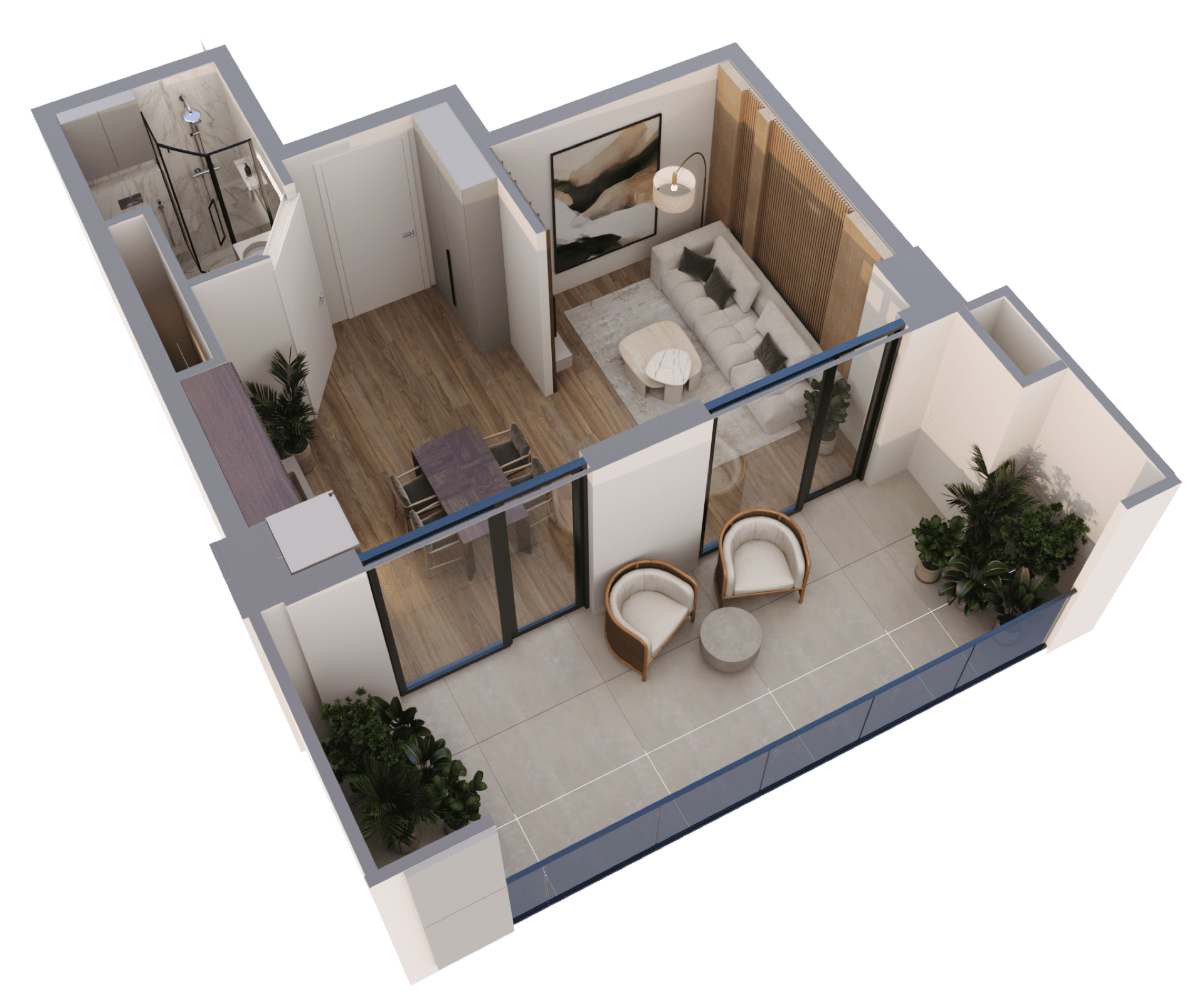 სტუდიო 3D render